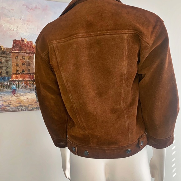 VINTAGE LEATHER GAP JACKET - Picture 2 of 4